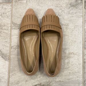 Ann Taylor Brown and Tan Loafers